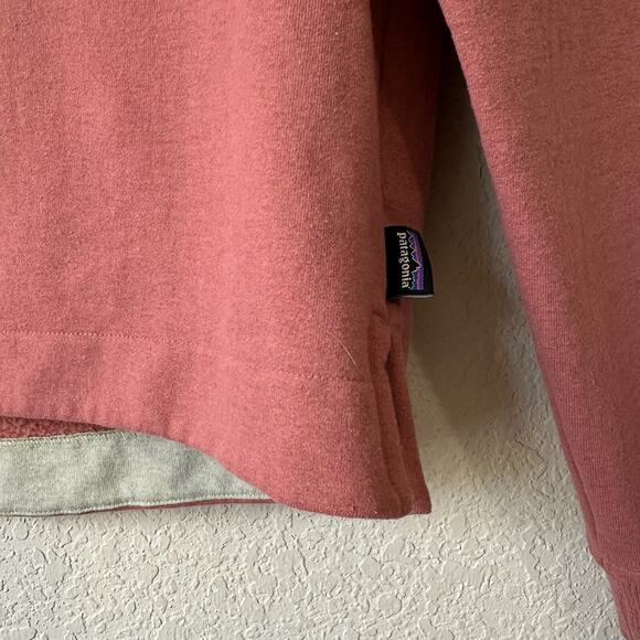PATAGONIA Solar Rays 73 Uprisal Crew Sweatshirt Dusty Rose Pullover - Picture 5 of 9